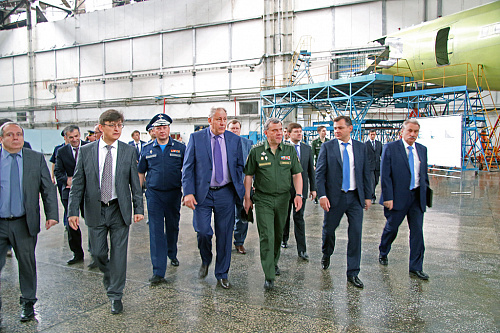 Заместитель министра обороны РФ посетил казанский завод ПАО «ТУПОЛЕВ» 