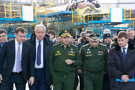 Minister of Defense of the Russian Federation visited Kazan Aviation Factory n.a. S.P. Gorbunov.