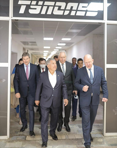 ПАО «Туполев» посетил президент Республики Татарстан